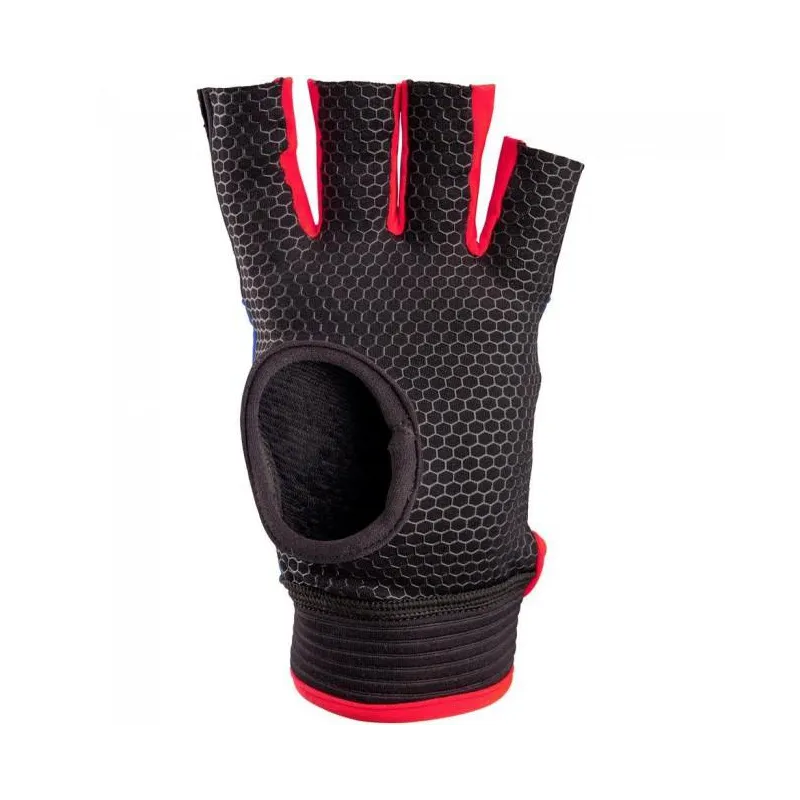 Grays Anatomic Pro Hockey Glove - Navy/Fluo Red (2023/24) - Image 2