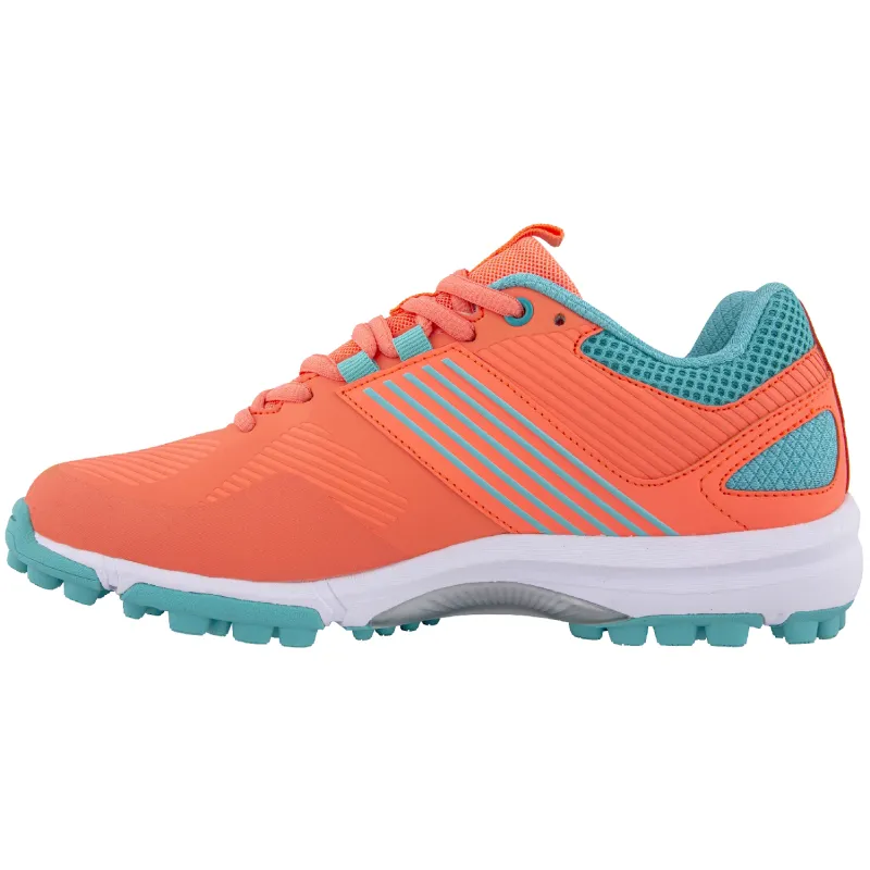 Grays Flash 2.0 Womens Hockey Shoes - Coral/Teal (2020/21) - Image 3