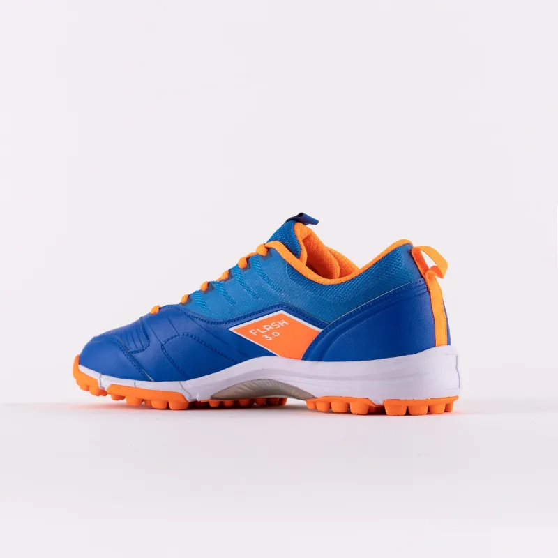 Grays Flash 3.0 Hockey Shoes - Blue/Orange (2022/23) - Image 2