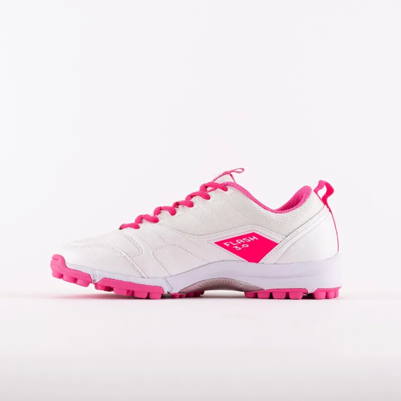 Grays Flash 3.0 Hockey Shoes - White/Pink (2022/23) - Image 5