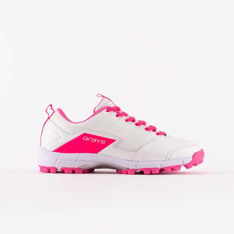 Grays Flash 3.0 Hockey Shoes - White/Pink (2022/23) - Image 7