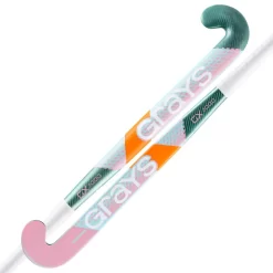 Grays GX2000 Dynabow Junior Hockey Stick - Mint/Coral (2023/24)