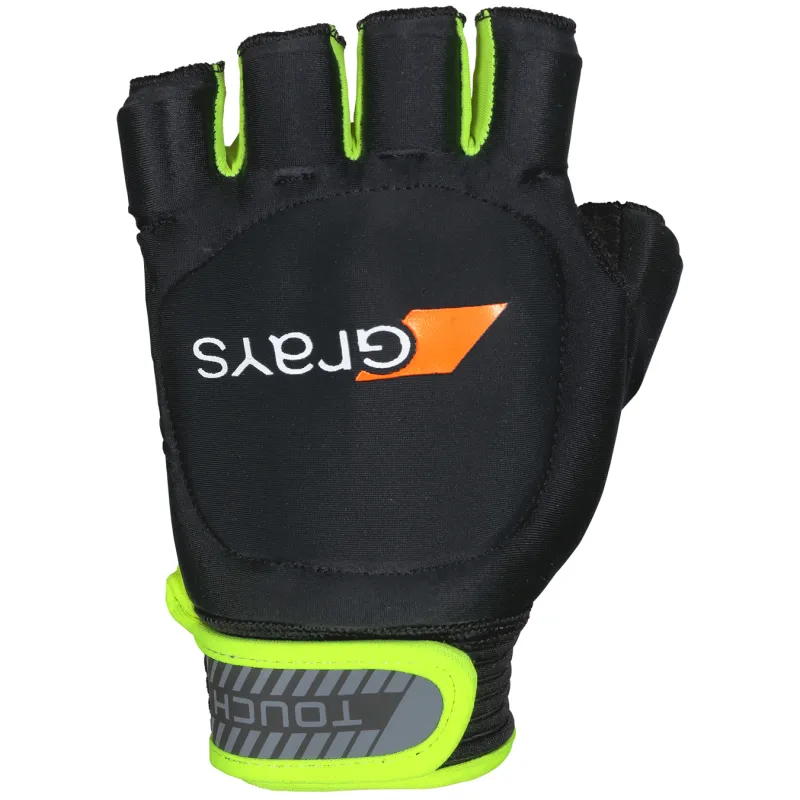 Grays Touch Hockey Glove - Right Hand - Black/Fluo Yellow (2023/24)