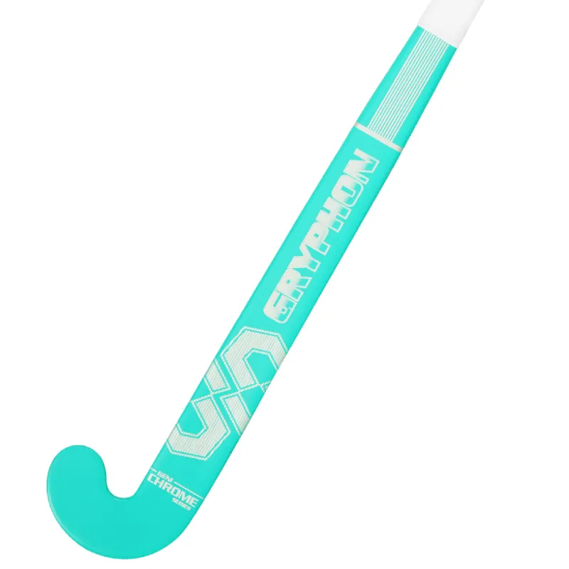 Gryphon Chrome Cobra GXXII Hockey Stick - Teal (2022/23) - Image 2
