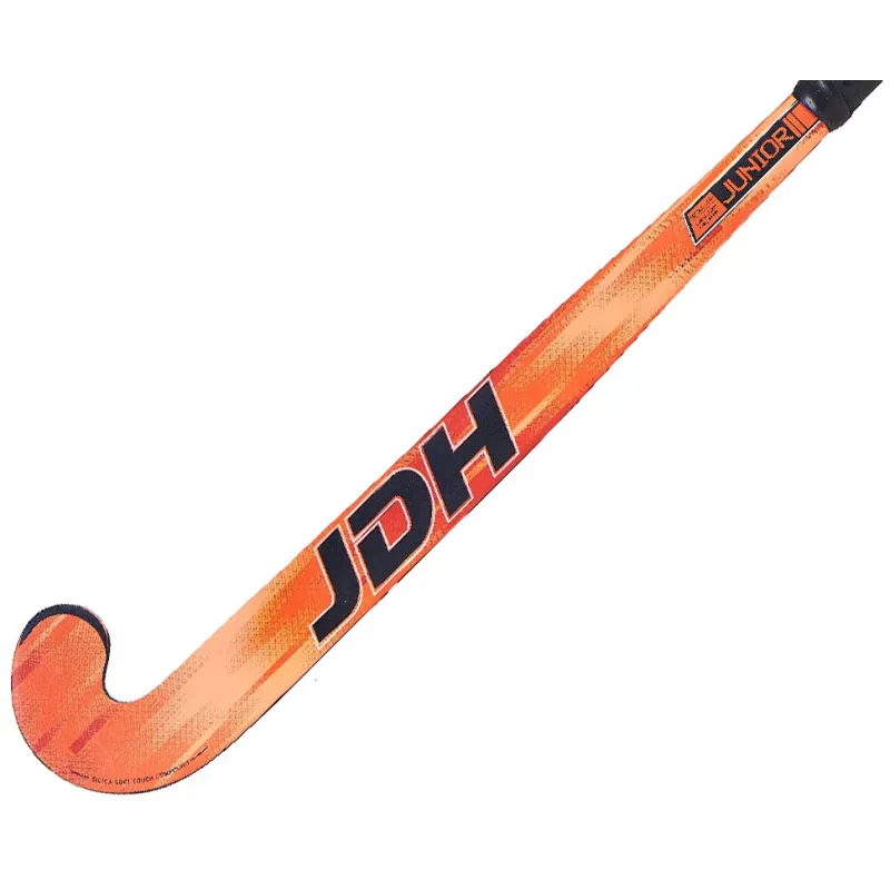 JDH Junior Mid Bow Junior Hockey Stick - Orange (2022/23)