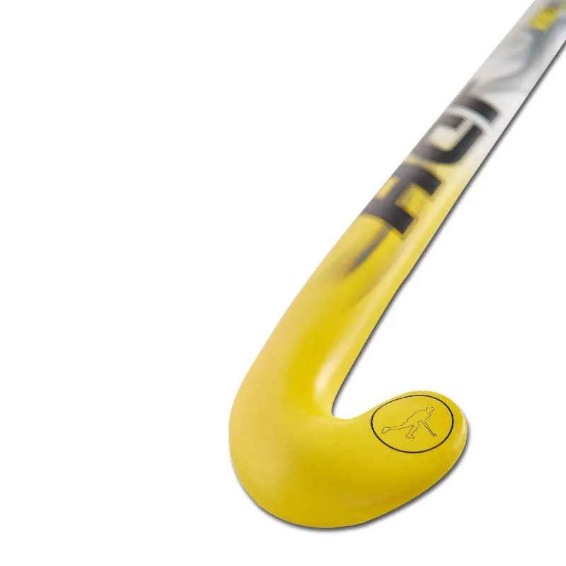 JDH X1TT Low Bow Hockey Stick - Yellow (2021/22) - Image 5