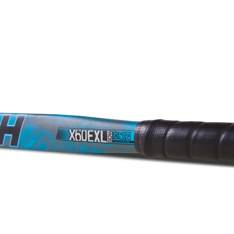 JDH X60TT Extra Low Bow Hockey Stick - Blue (2021/22) - Image 3