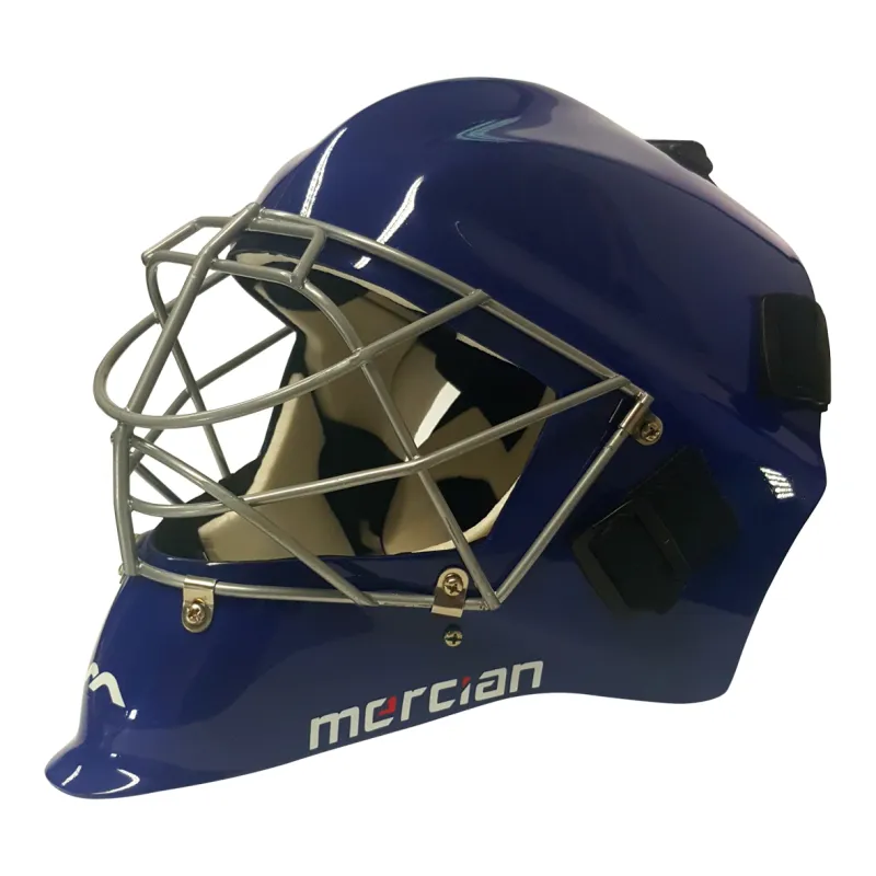 Mercian Genesis Junior Goalie Helmet - Blue (2022/23) - Image 4