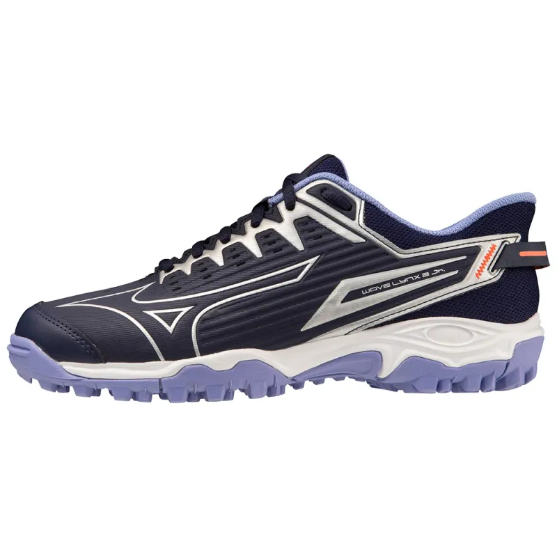 Mizuno Wave Lynx 2 Junior Hockey Shoes - Blue (2023/24)