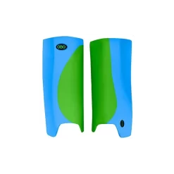 OBO Robo Hi-Rebound Legguards - Green/Peron Blue