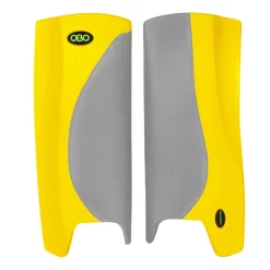 OBO Robo Hi-Rebound Legguards - Grey/Yellow
