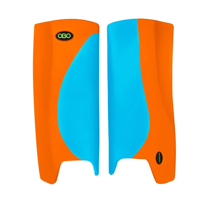 OBO Robo Hi-Rebound Legguards - Peron Blue/Orange