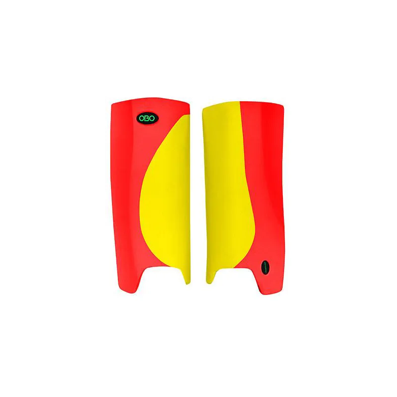 OBO Robo Hi-Rebound Legguards - Yellow/Red