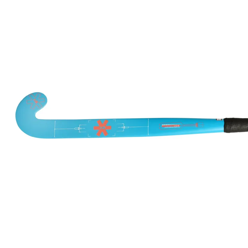 Osaka Indoor Vision 10 Low Bow Hockey Stick - Blue/Orange (2023) - Image 3