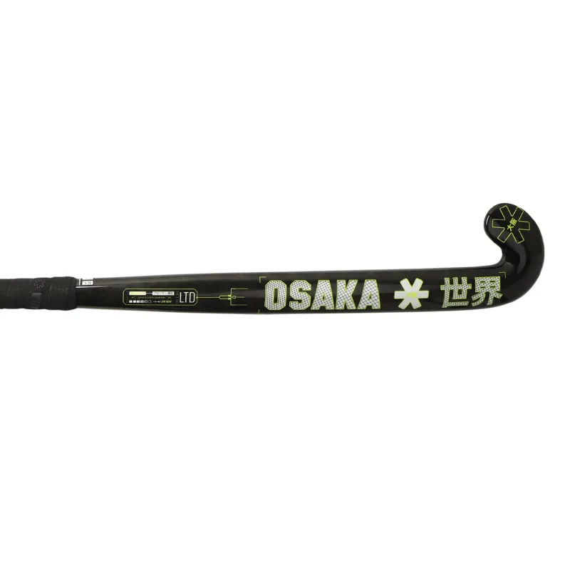 Osaka Pro Tour Ltd Low Bow Hockey Stick - Grey/Lime (2023) - Image 2