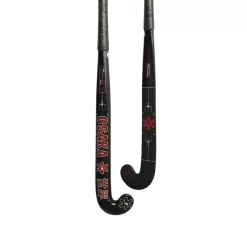 Osaka Vision 55 Pro Bow Hockey Stick - Black/Maroon (2023)
