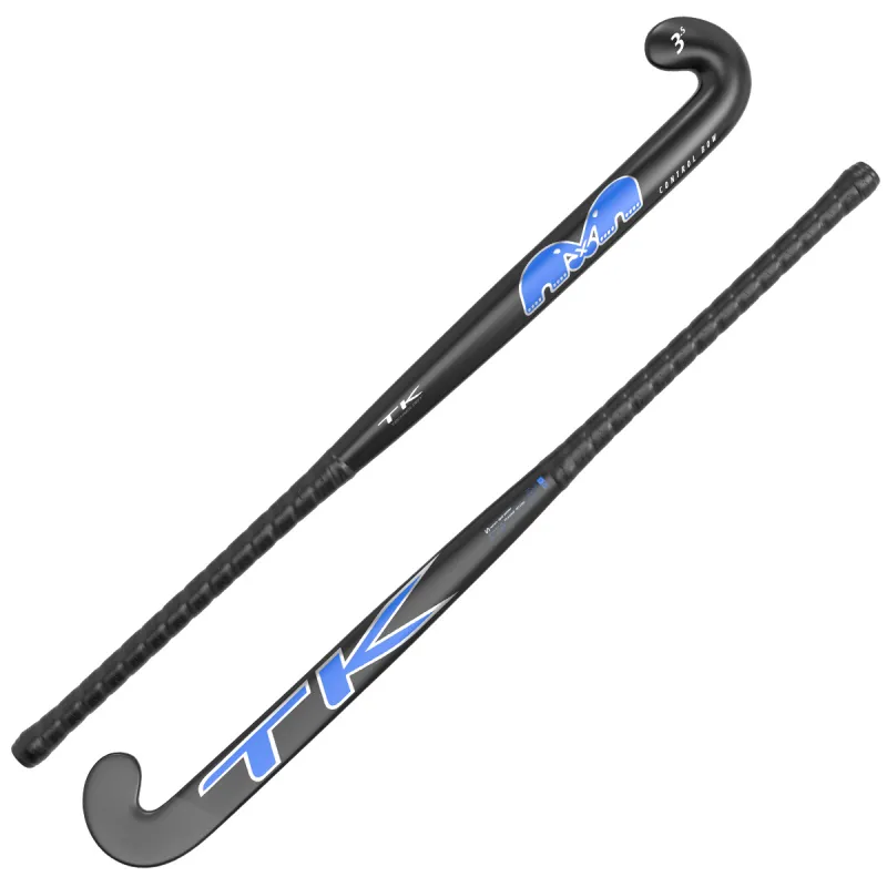 TK 3.5 Control Bow Hockey Stick - Black/Blue (2023/24) - Image 2