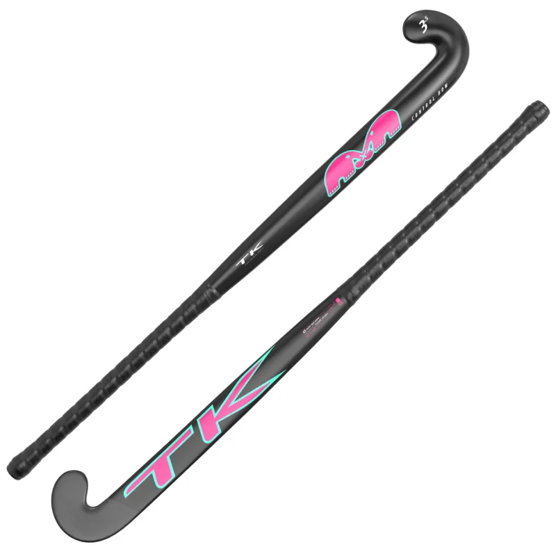 TK 3.5 Control Bow Hockey Stick - Black/Pink (2023/24) - Image 2
